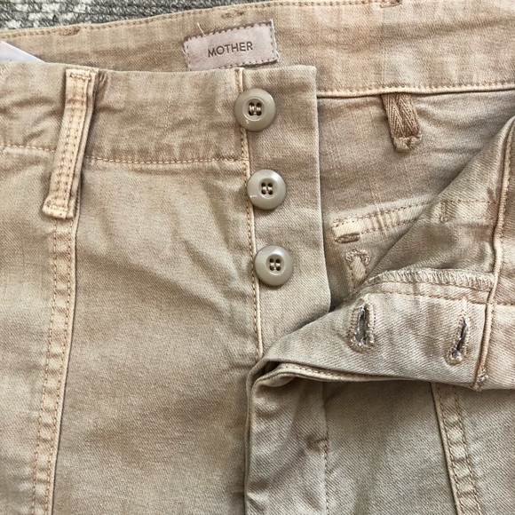 Mother Beige Ankle Pants - Picture 3 of 4